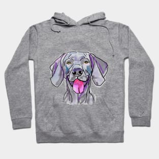 The happy Weimaraner Love of My Life Hoodie